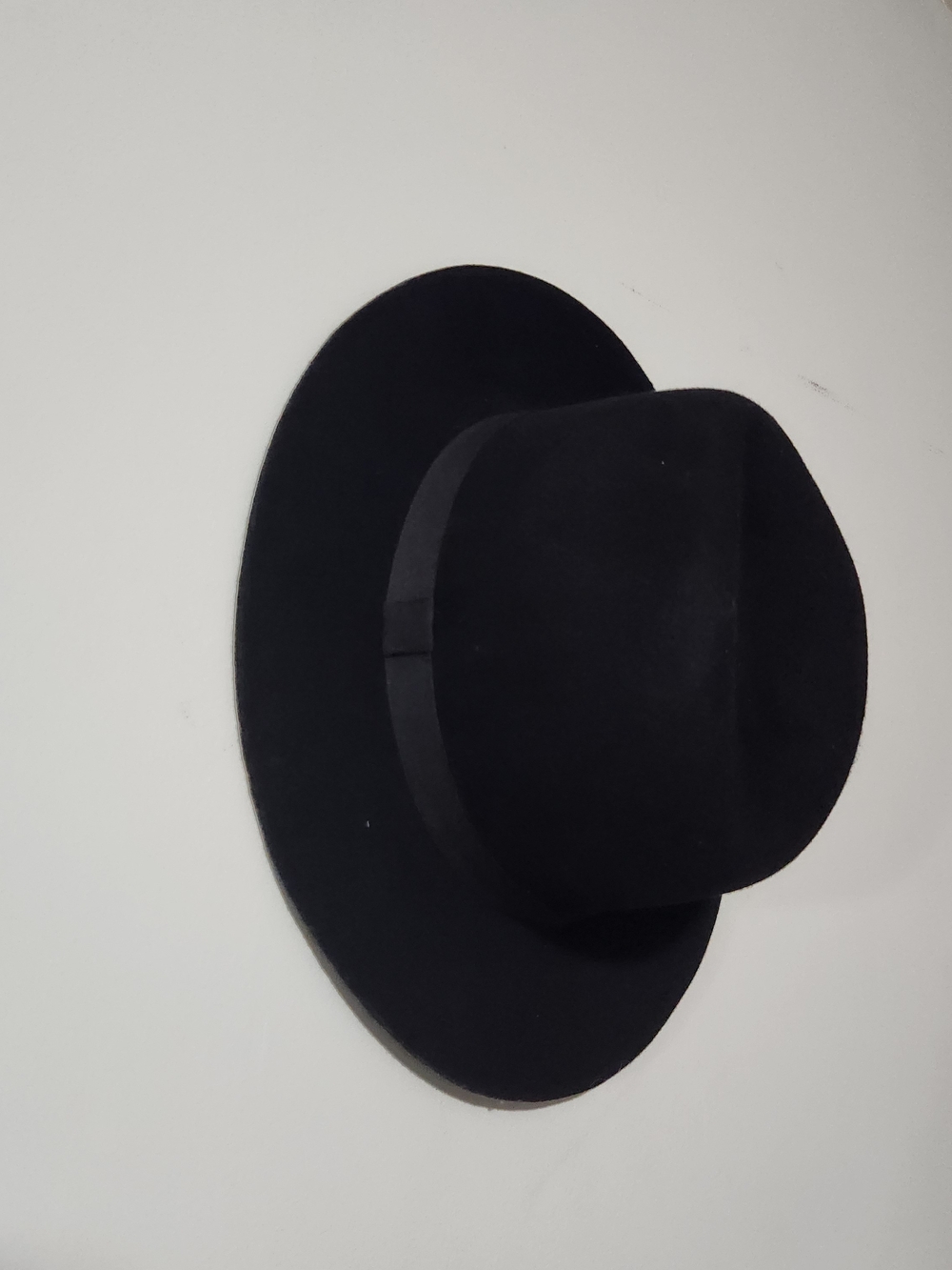H&M Black Felt Fedora Hat